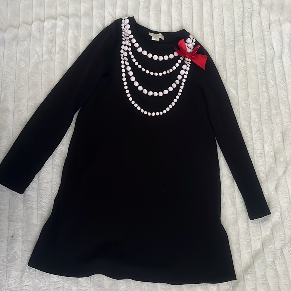 Black Kate spade long sleeve A-line dress for girls - Picture 2 of 5